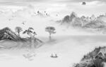 中式新山水画 TIF文件分层
