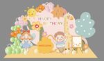 彩色生日