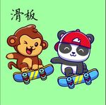 卡通动物