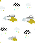 云朵雨滴