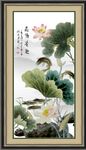 荷花鲤鱼图