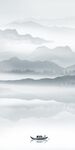 人气山水玄关画 TIF分层图