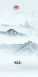 高级玄关画山水 TIF分层图
