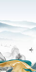 无框画玄关山水图 TIF分层画