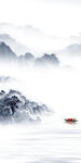 意境玄关画山水 TIF分层图