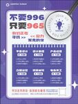 扁平化创意招聘海报