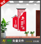 物业标语文化墙设计稿
