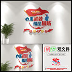 人民武装文化墙