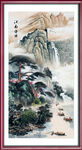 竖幅山水
