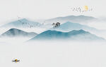 简约高雅山水 TIF文件分层