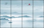 新中式山水画
