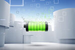 新能源绿色电池电力海报