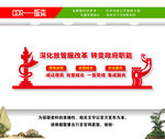 放管服文化墙