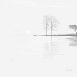 意境水墨山水画