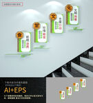 食堂楼道文化墙