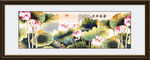 荷花装饰画