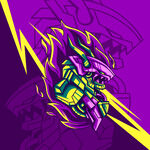 紫色机械怪兽