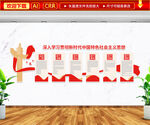 新时代中国特色两个维护文化墙