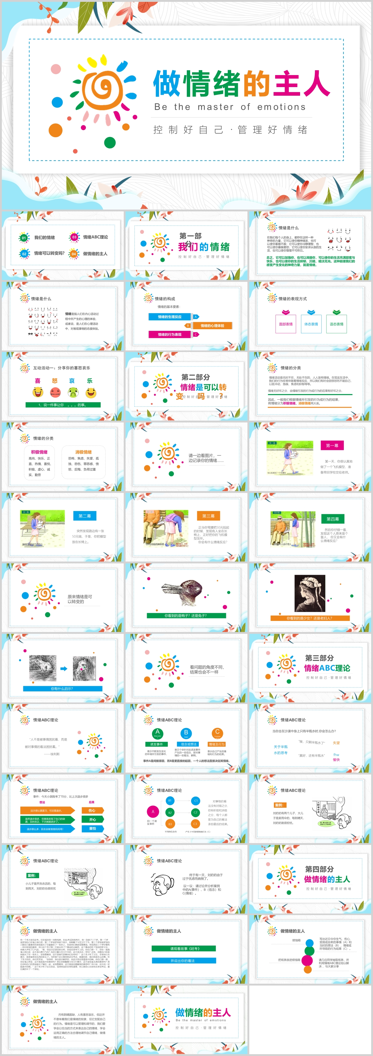 情绪管理做情绪的主人培训PPT
