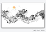 抽象写意山水