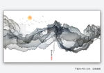 水墨晶瓷画