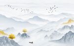 新中式背景墙