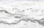 高清 客厅新山水画 TIF分层