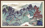 国画山水 