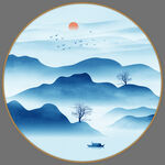 水墨山水