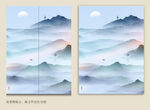 移门山水画