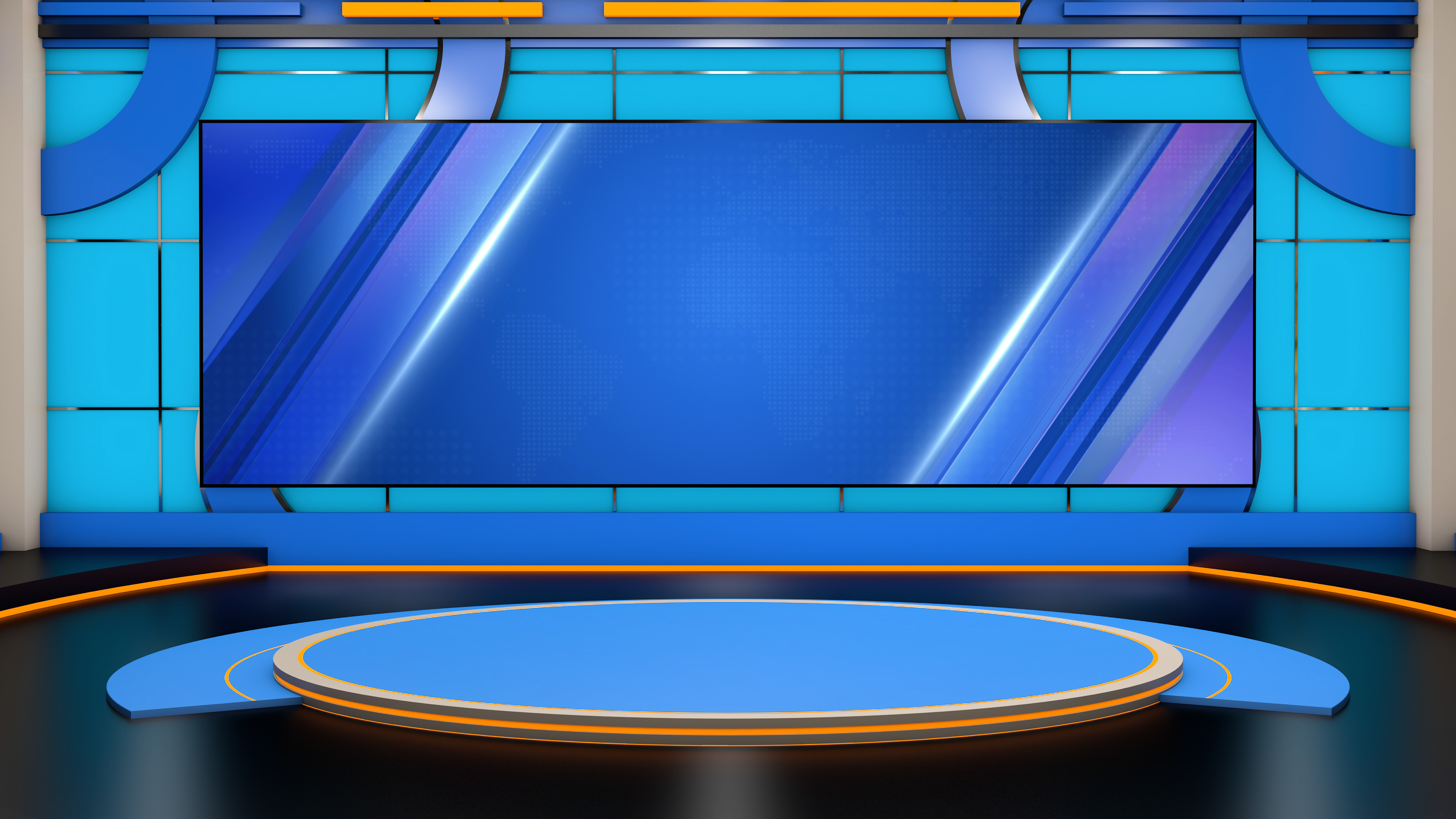 电视新闻虚拟演播室