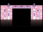 城堡 拱门  活动异形门