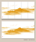 新中式山水画