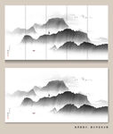 水墨轻奢装饰画