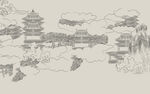 线条阁楼背景墙