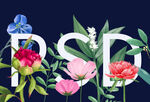 手绘花