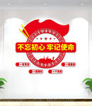 不忘初心牢记使命文化墙