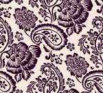 数码印花 手绘花 腰果花