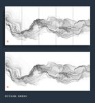 新中式抽象水墨画