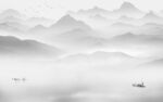 人气客厅意境山水 TIF分层