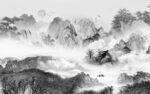 大气 意境客厅山水 TIF分层