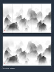 现代新中式水墨画