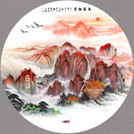 泰山山水画