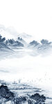 新中式玄关背景 tif山水分层
