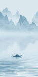 中式 装饰画山水图 TIF分层