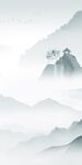 现代玄关山水 TIF分层画 