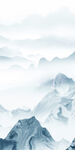 新中式现代玄关山水 tif分层