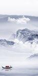现代玄关山水新画 tif分层