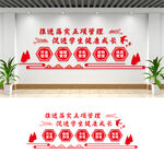 五项管理文化墙