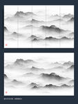 抽象山水画 
